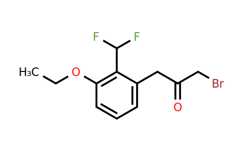 1804281-88-6 | 1-Bromo-3-(2-(difluoromethyl)-3-ethoxyphenyl)propan-2-one