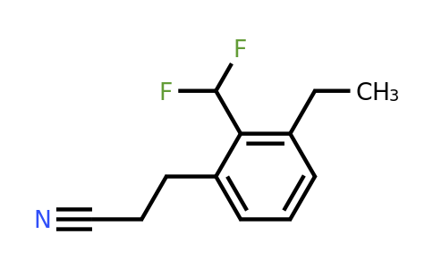 1804282-02-7 | 2-(Difluoromethyl)-3-ethylphenylpropanenitrile