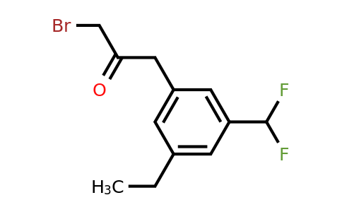 1804282-40-3 | 1-Bromo-3-(3-(difluoromethyl)-5-ethylphenyl)propan-2-one
