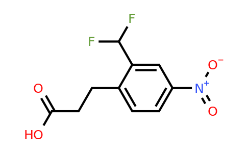 1804282-48-1 | 2-(Difluoromethyl)-4-nitrophenylpropanoic acid