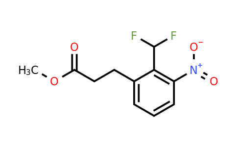 1804282-51-6 | Methyl 2-(difluoromethyl)-3-nitrophenylpropanoate