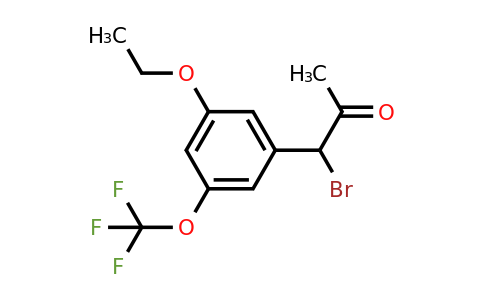 1804282-60-7 | 1-Bromo-1-(3-ethoxy-5-(trifluoromethoxy)phenyl)propan-2-one