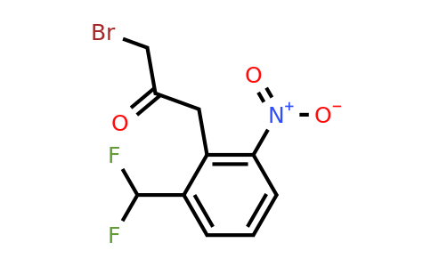 1804282-71-0 | 1-Bromo-3-(2-(difluoromethyl)-6-nitrophenyl)propan-2-one
