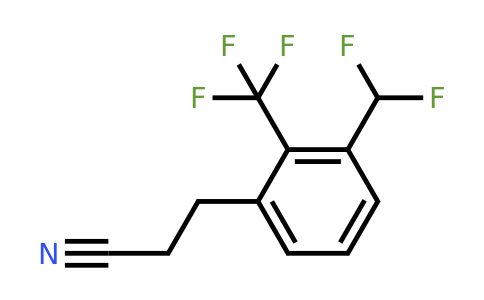 1804282-82-3 | 3-(3-(Difluoromethyl)-2-(trifluoromethyl)phenyl)propanenitrile