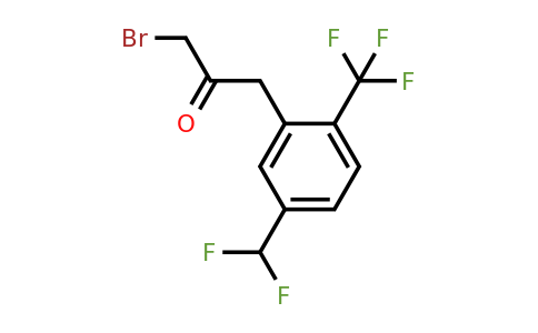 1804282-89-0 | 1-Bromo-3-(5-(difluoromethyl)-2-(trifluoromethyl)phenyl)propan-2-one