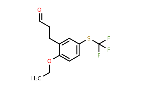 1804283-19-9 | 3-(2-Ethoxy-5-(trifluoromethylthio)phenyl)propanal