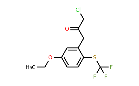 1804283-72-4 | 1-Chloro-3-(5-ethoxy-2-(trifluoromethylthio)phenyl)propan-2-one
