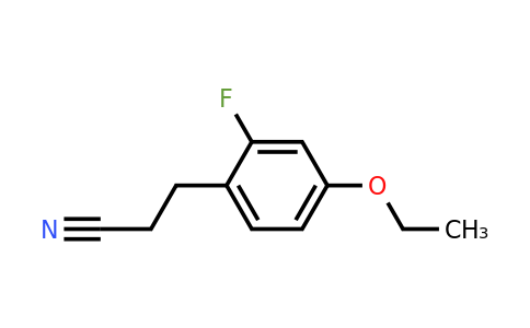 1804283-79-1 | 4-Ethoxy-2-fluorophenylpropanenitrile