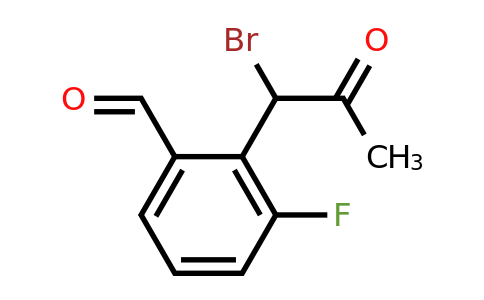 1804284-64-7 | 2-(1-Bromo-2-oxopropyl)-3-fluorobenzaldehyde
