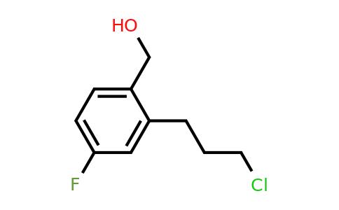 1804285-04-8 | 2-(3-Chloropropyl)-4-fluorobenzylalcohol