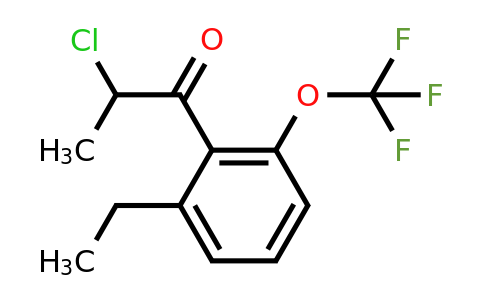 1804286-47-2 | 2-Chloro-1-(2-ethyl-6-(trifluoromethoxy)phenyl)propan-1-one