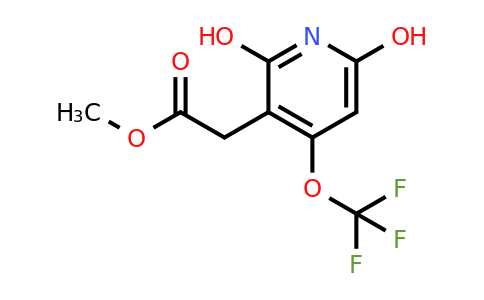 1804286-57-4 | Methyl 2,6-dihydroxy-4-(trifluoromethoxy)pyridine-3-acetate