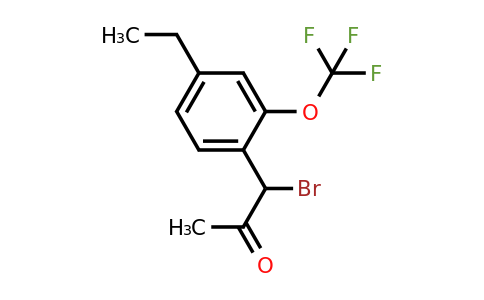 1804286-69-8 | 1-Bromo-1-(4-ethyl-2-(trifluoromethoxy)phenyl)propan-2-one
