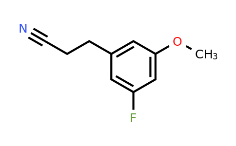 1804286-91-6 | 3-Fluoro-5-methoxyphenylpropanenitrile