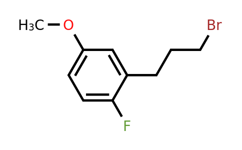 1804286-97-2 | 3-(3-Bromopropyl)-4-fluoroanisole