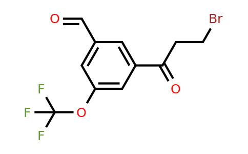 1804286-98-3 | 3-(3-Bromopropanoyl)-5-(trifluoromethoxy)benzaldehyde