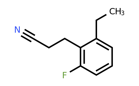 1804287-43-1 | 2-Ethyl-6-fluorophenylpropanenitrile