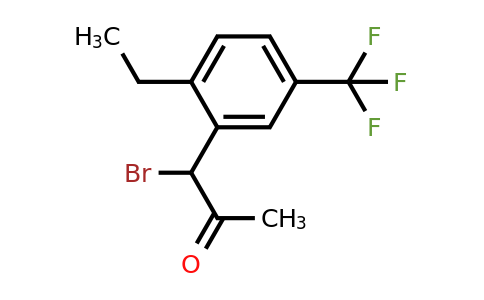1804287-49-7 | 1-Bromo-1-(2-ethyl-5-(trifluoromethyl)phenyl)propan-2-one