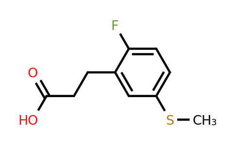 1804287-52-2 | 3-(2-Fluoro-5-(methylthio)phenyl)propanoic acid