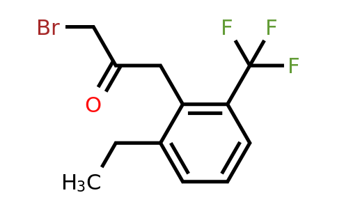 1804287-64-6 | 1-Bromo-3-(2-ethyl-6-(trifluoromethyl)phenyl)propan-2-one