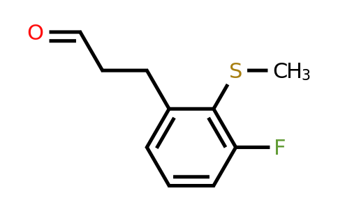 1804287-65-7 | 3-(3-Fluoro-2-(methylthio)phenyl)propanal