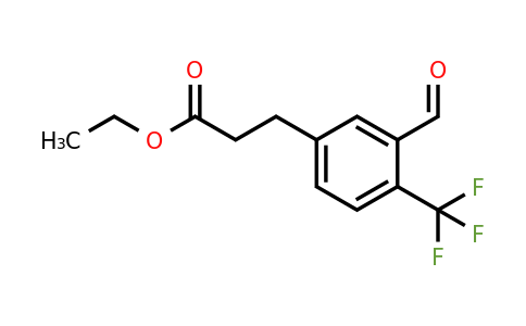 1804287-75-9 | Ethyl 3-(3-formyl-4-(trifluoromethyl)phenyl)propanoate