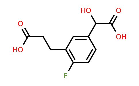 1804287-85-1 | 3-(2-Carboxyethyl)-4-fluoromandelic acid