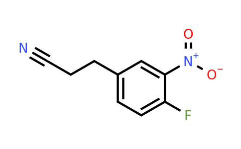 1804288-41-2 | 4-Fluoro-3-nitrophenylpropanenitrile