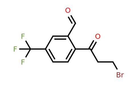 1804288-42-3 | 2-(3-Bromopropanoyl)-5-(trifluoromethyl)benzaldehyde