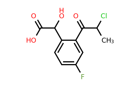 1804288-43-4 | 2-(2-Chloropropanoyl)-4-fluoromandelic acid