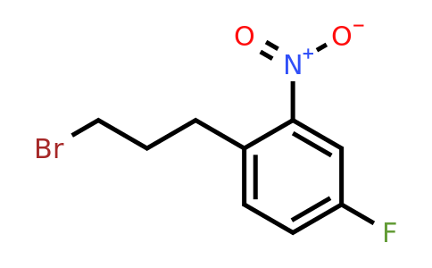 1804288-77-4 | 1-(3-Bromopropyl)-4-fluoro-2-nitrobenzene