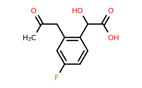 1804288-80-9 | 4-Fluoro-2-(2-oxopropyl)mandelic acid