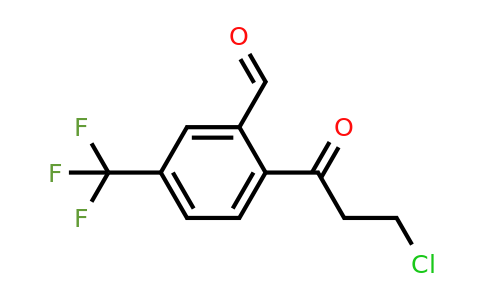 1804288-83-2 | 2-(3-Chloropropanoyl)-5-(trifluoromethyl)benzaldehyde