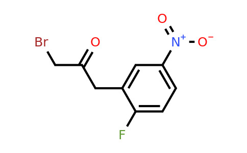 1804288-95-6 | 1-Bromo-3-(2-fluoro-5-nitrophenyl)propan-2-one