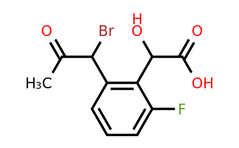 1804288-99-0 | 2-(1-Bromo-2-oxopropyl)-6-fluoromandelic acid