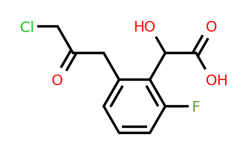 1804289-07-3 | 2-(3-Chloro-2-oxopropyl)-6-fluoromandelic acid