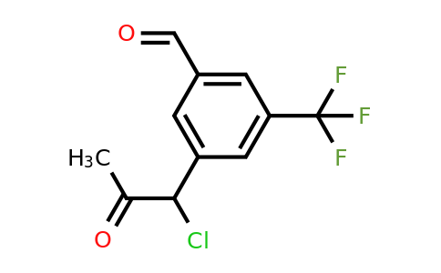 1804289-14-2 | 3-(1-Chloro-2-oxopropyl)-5-(trifluoromethyl)benzaldehyde