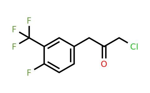 1804289-48-2 | 1-Chloro-3-(4-fluoro-3-(trifluoromethyl)phenyl)propan-2-one
