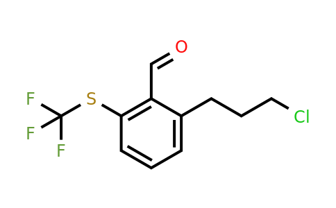 1804289-79-9 | 2-(3-Chloropropyl)-6-(trifluoromethylthio)benzaldehyde