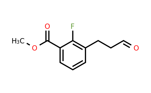 1804289-90-4 | Methyl 2-fluoro-3-(3-oxopropyl)benzoate