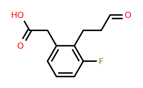 1804290-17-2 | 3-Fluoro-2-(3-oxopropyl)phenylacetic acid