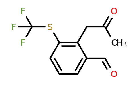 1804290-59-2 | 2-(2-Oxopropyl)-3-(trifluoromethylthio)benzaldehyde
