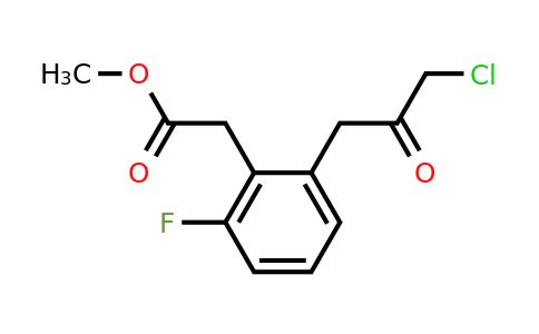 1804292-51-0 | Methyl 2-(3-chloro-2-oxopropyl)-6-fluorophenylacetate