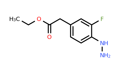 1804292-53-2 | Ethyl 3-fluoro-4-hydrazinylphenylacetate