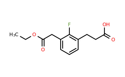 1804292-56-5 | Ethyl 3-(2-carboxyethyl)-2-fluorophenylacetate