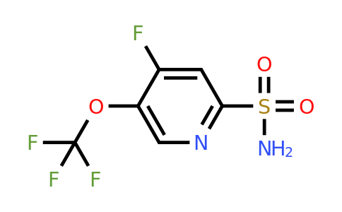 1804293-74-0 | 4-Fluoro-5-(trifluoromethoxy)pyridine-2-sulfonamide