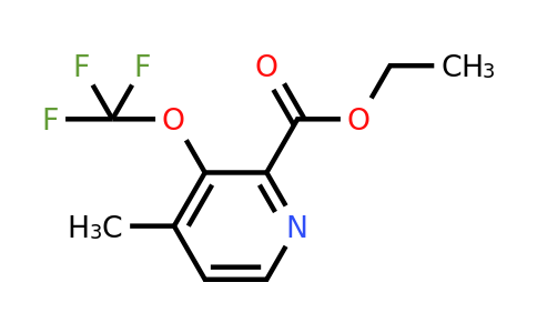 1804295-27-9 | Ethyl 4-methyl-3-(trifluoromethoxy)pyridine-2-carboxylate