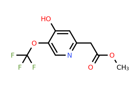 Methyl 4-hydroxy-5-(trifluoromethoxy)pyridine-2-acetate