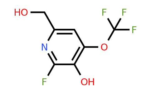 2-Fluoro-3-hydroxy-4-(trifluoromethoxy)pyridine-6-methanol