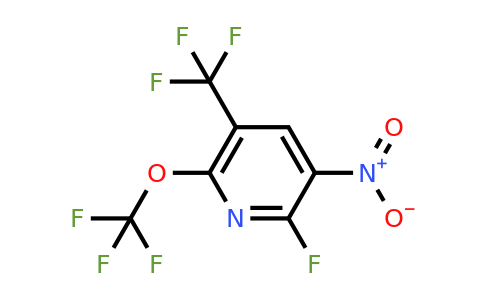 2-Fluoro-3-nitro-6-(trifluoromethoxy)-5-(trifluoromethyl)pyridine